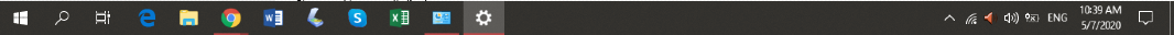 windows 10 desktop taskbar